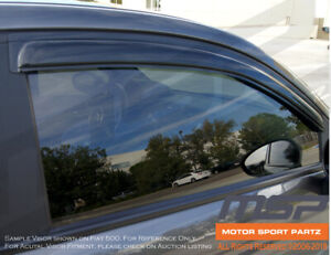 JDM Vent Visors 2pcs Fits Hyundai Accent 00 01 02 03 04 05 3-Door Hatchback L GS