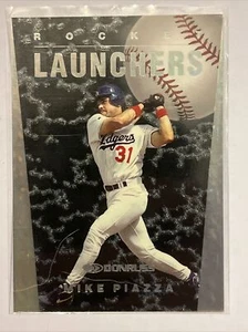 1997 Donruss Rocket Launchers /5000 Mike Piazza #4 HOF - Picture 1 of 2