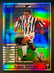 2001-02 Panini WCCF Serie A Best Eleven E07 Edgar Davids Juventus refractor card - Picture 1 of 1
