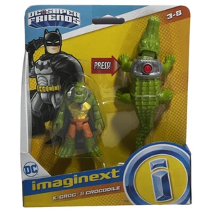 IMAGINEXT DC SUPER FRIENDS - K. CROC & CROCODILE SET - NEW IN BOX (2018) - Bild 1 von 6