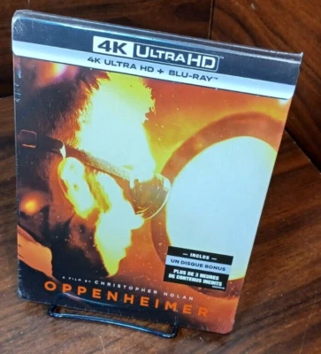 Oppenheimer 4K Steelbook-EU IMPORT-NEW (Sealed)-Free Box SHIPPING with Tracking - Image 1 of 4