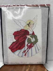 Joan Thomasson Stitchin' Stuff 1989 Christmas Angel Ornament Needlepoint Kit - Picture 1 of 2