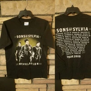 Sons of Sylvia shirt MEDIUM 2010 Reveation Tour BLACK Band Graphics New D3 - Picture 1 of 6