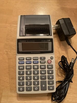 Canon Palm Printer P1-DH III 12 Digits Tax & Business Calculator Printer Working - Image 1 of 4