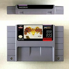 Shadowrun New Game Card Console For Nintendo SNES US Version 16 Bit English
