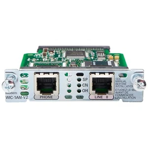 Interfaz de módem analógico de un puerto Cisco WIC-1AM-V2 - Imagen 1 de 3