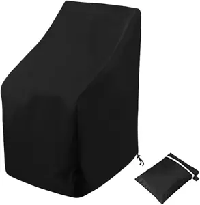 Stacking Outdoor Chair Cover Waterproof, Outdoor Patio Furniture Covers Stacked - Picture 1 of 12