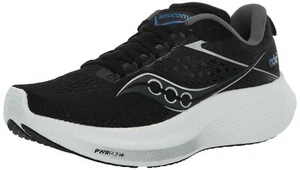 Zapatilla deportiva Saucony Ride 17 para mujer, negra/blanca, 11 de ancho - Imagen 1 de 7