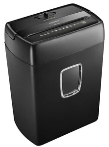 Insignia NS-S10CCBK 10-Sheet Crosscut Paper/CD Shredder - Black Brand New - Picture 1 of 5