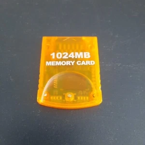 Carte Memoire Pour Nintendo Gamecube GC Wii Memory Card 1024mb Retrogaming - Foto 1 di 2