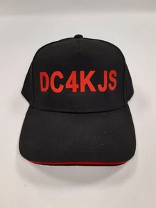 Gorra Ham Callsign decorada con bordados NEGRO y ROJO - Imagen 1 de 6