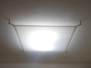 STUDIO LED LICHTSEGEL 125x125 cm KOMPLETTSET TEXTILES LICHT LEDPANEL Hardwareset - Bild 1 von 6
