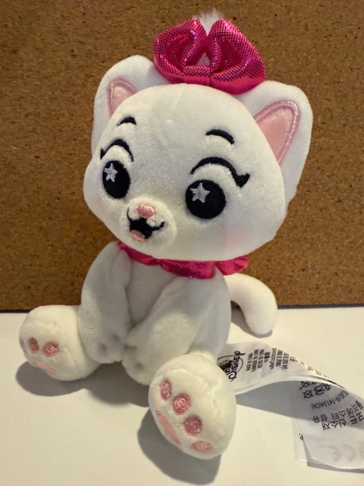Peluche Wishables de los Parques Disney - 2025 Aristocats Shimmer - Marie Foto 1 de 1