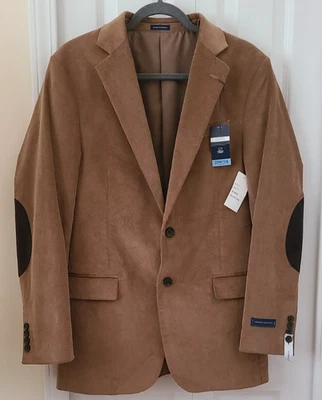 NWT  Stafford Men's  Classic Fit Tan Corduroy Sport Coat Jacket Blazer 40Reg - Image 1 of 4