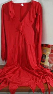CostumesUSA~ RED HOT DEVIL 2 PEZZI Costume ~ Donna più taglia unica - Foto 1 di 5
