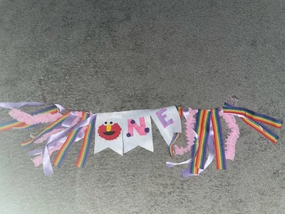 Decoración Primer Cumpleaños Plaza Sésamo Foto 1 de 2