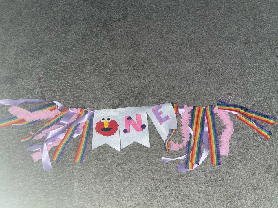 Decoración Primer Cumpleaños Plaza Sésamo Foto 1 de 2