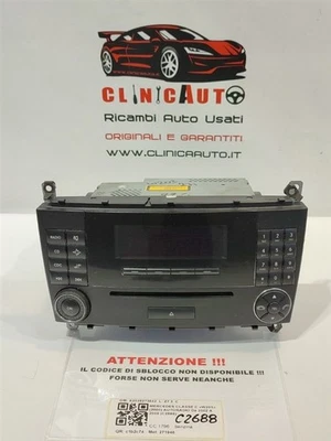 AUTORADIO PER MERCEDES Classe C Berlina W203 A2038273842 271946 (00>04) - Immagine 1 di 4