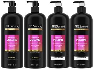 TRESemme AMPLIFIED VOLUME +COLLAGEN INFUSION Shampoo &Conditioner 28oz-2ea-4Pack - Picture 1 of 1