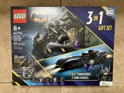 New Lego DC Batman vs. The Joker Gift Set, 3 Action-Packed Builds in 1 Box 66790 - Image 1 of 4