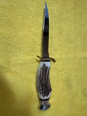 Vintage Solingen Germany, Stag Fixed Blade, Hunting Knife 847 - Image 1 of 4