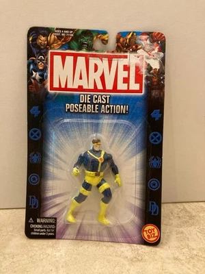 复古 2002 年漫威独眼巨人压铸可动人偶 ToyBiz 全新 MOC 全新 — 第 1/2 张图片