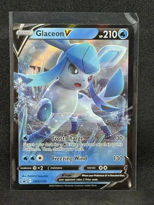 Glaceon V Holo Promo SWSH: Sword & Shield Promo Cards SWSH196 NM - Image 1 of 2