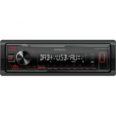 Kenwood KMM-DAB307 Ricevitore multimediale per auto Nero 200 W - Immagine 1 di 3