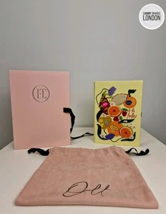 Borsa pochette Olympia Le-Tan Book Juicy Soufre nuova autentica prezzo consigliato £ 1450 - Foto 1 di 24