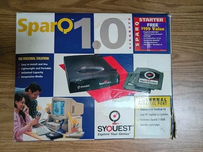 SyQuest SparQ 1.0 GB External Removable Cartridge Hard Drive - Parallel Port - Image 1 of 4