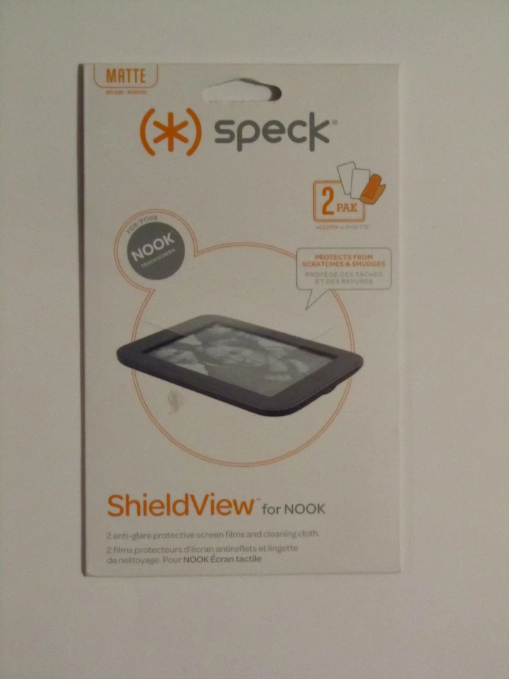 SPECK Shield View for NOOK TOUCH Screen  2 Pack Screen Protector - Image 1 of 2