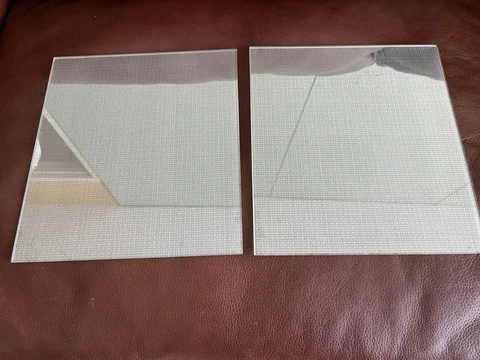 2 X GIVENCHY logo Vintage Mirror Tiles 12 X 10,5 Cover