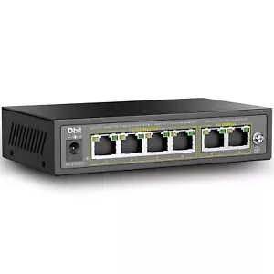 6-Port Ethernet PoE Switch with 4 Ports PoE+, 2*Fast Ethernet Uplink 10/100Mbps - Picture 1 of 11