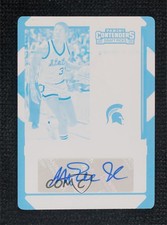2020 Contenders Draft Picks Printing Plate Cyan 1/1 Magic Johnson Auto HOF 8q5