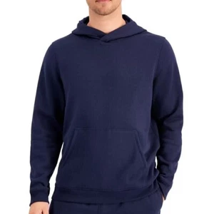 Ideology Men's, Solid Fleece Navy Pullover Sweatshirt Hoodie, S* - Picture 1 of 3