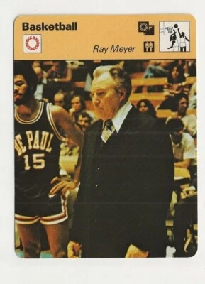 Ray Meyer - Sportscaster 1979 - # 03-005-102-02 / DePaul Blue Demons Foto 1 de 2