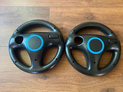Mario Kart Steering Wheel for Nintendo Wii & Wii U Set Of 2 - Image 1 of 4