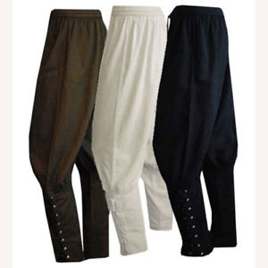 Men's Ankle Banded Pants Medieval Viking Navigator Trousers Renaissance Pants