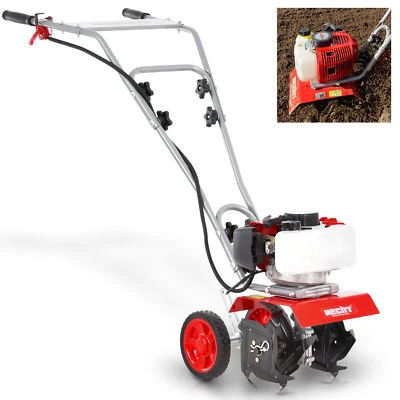 Gartenfräse Motorhacke Benzin 25 cm Arbeitsbreite Kultivator Garten Hacke Fräse - Bild 1 von 4