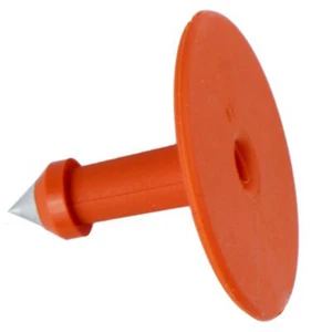 Y-Tex Male Buttons for Cattle Ear Tags Orange 25 Count - Picture 1 of 1