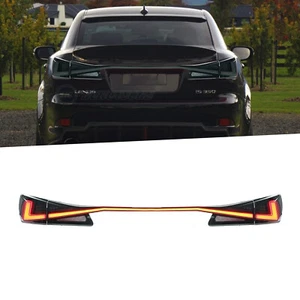 Luces traseras LED ahumadas para Lexus IS250 IS350 ISF 2006-2013 lámparas de maletero animación - Imagen 1 de 11