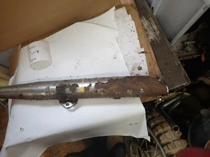 Yamaha  1965? Y26/ YM1 305  Big Bear Right Exhaust Pipe Muffler  - Picture 1 of 5