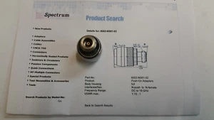 Spectrum Elektrotechnik Push-On Adapter  - Picture 1 of 1