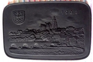 Wetzlar Jahresplakette 1968 - Relief - Buderus Kunstguss - Bild 1 von 4