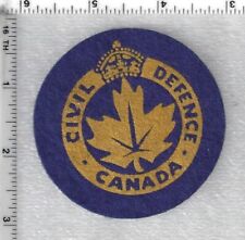 Civil Defence Canada - RARE Felt Patch
