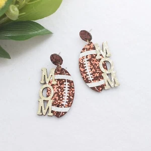 Sport Earrings | Team | Football Mom | Season Game | 20322FTB - Picture 1 of 4
