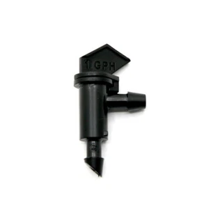 Thrifco 9421066 ETA10 1 GPH Drip Irrigation Flag Emitter Black 5/PK - Picture 1 of 5