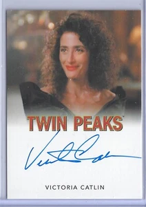 Twin Peaks Autograph Card Victoria Catlin as Blackie O'Reilly On Card Auto KAC - Picture 1 of 2