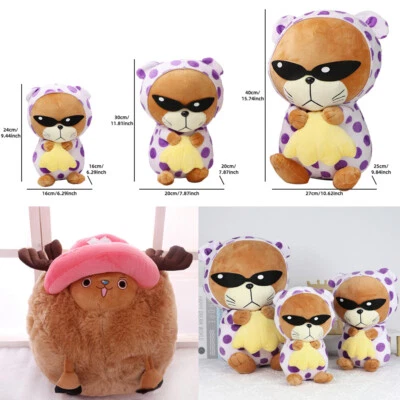 海贼王毛绒玩具柔软填充托尼·托尼·切珀/先生13 动物娃娃毛绒玩具 — 第 1/4 张图片