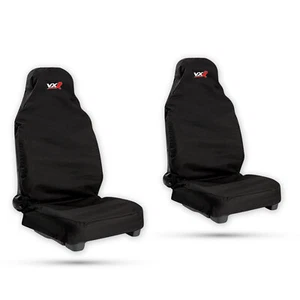 Für Vauxhall Astra MK5 VXR 2x Recaro Schalensitzbezug schwarz wasserdicht Paar - Bild 1 von 1
